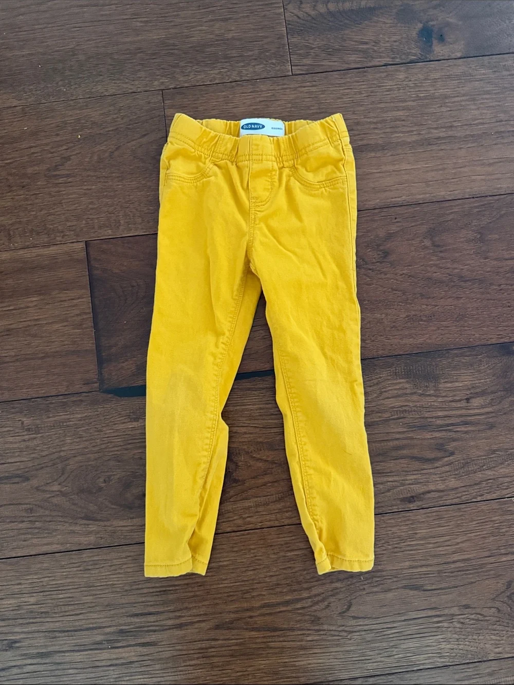 Old Navy girls jeggings yellow size 3T